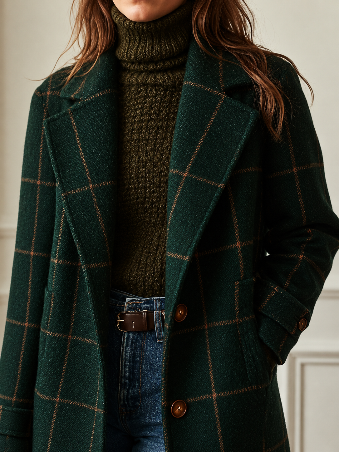 Bethany Checked Coat