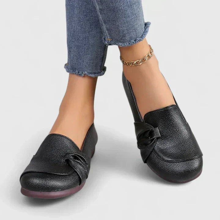 Aurelia | Knot Detail Comfort Flats