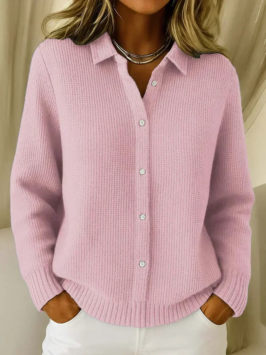 Venetia | Textured Button Cardigan