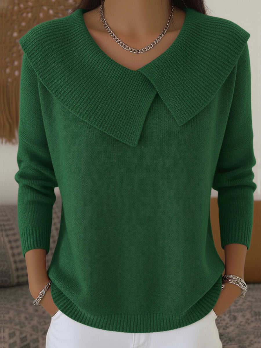 Honor | Fold-Over Collar Jumper