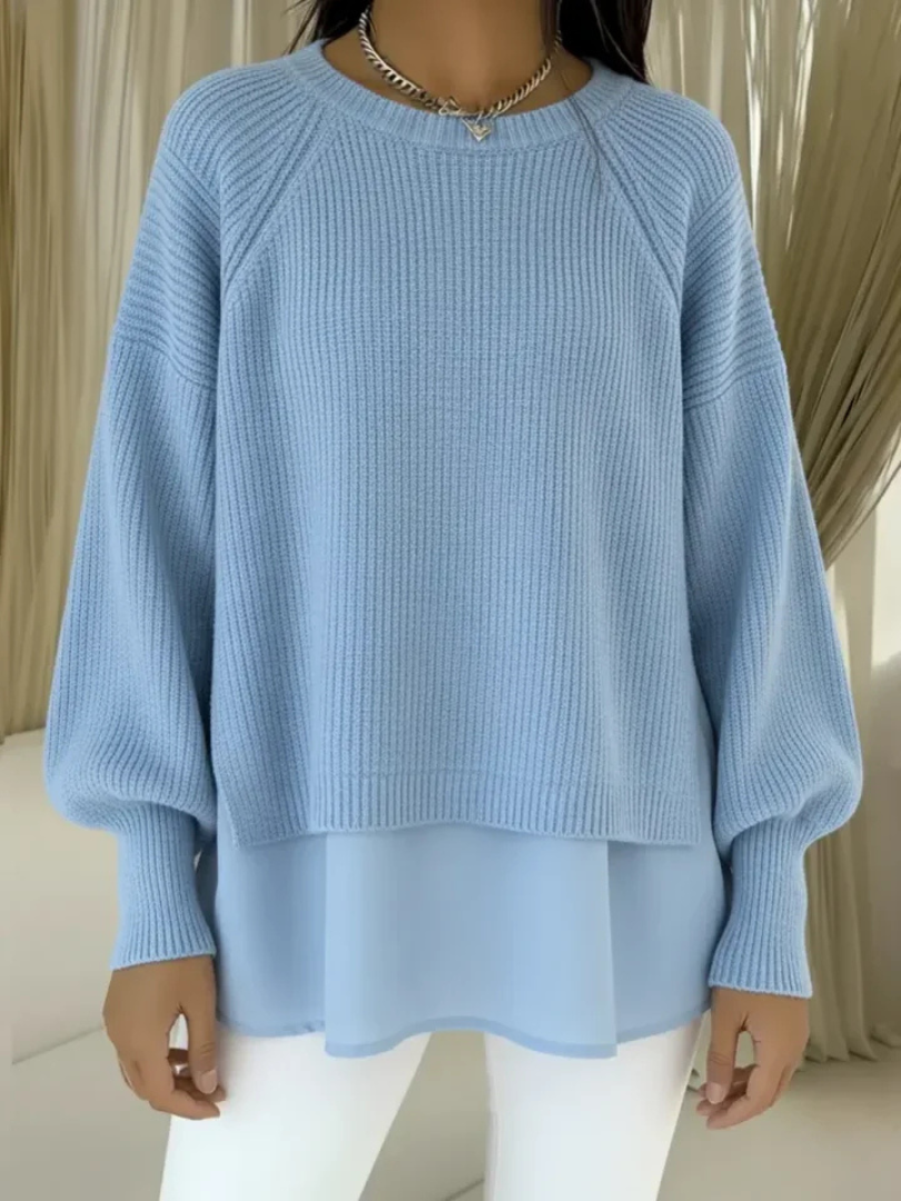 Wren | Layered-Look Knit Jumper